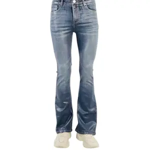Tail WHYTT Waxed Denim - Men's Classic Fit Blue Jeans with Distressed Look and Comfortable Wear