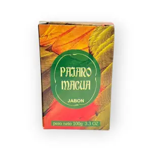 Macua Bird Mystical Soap - Powerful Ritual for Love Passion & Seduction - Misticos Esotericos Jabon Pajaro Macua - 100g Strong Fragrance for Adults