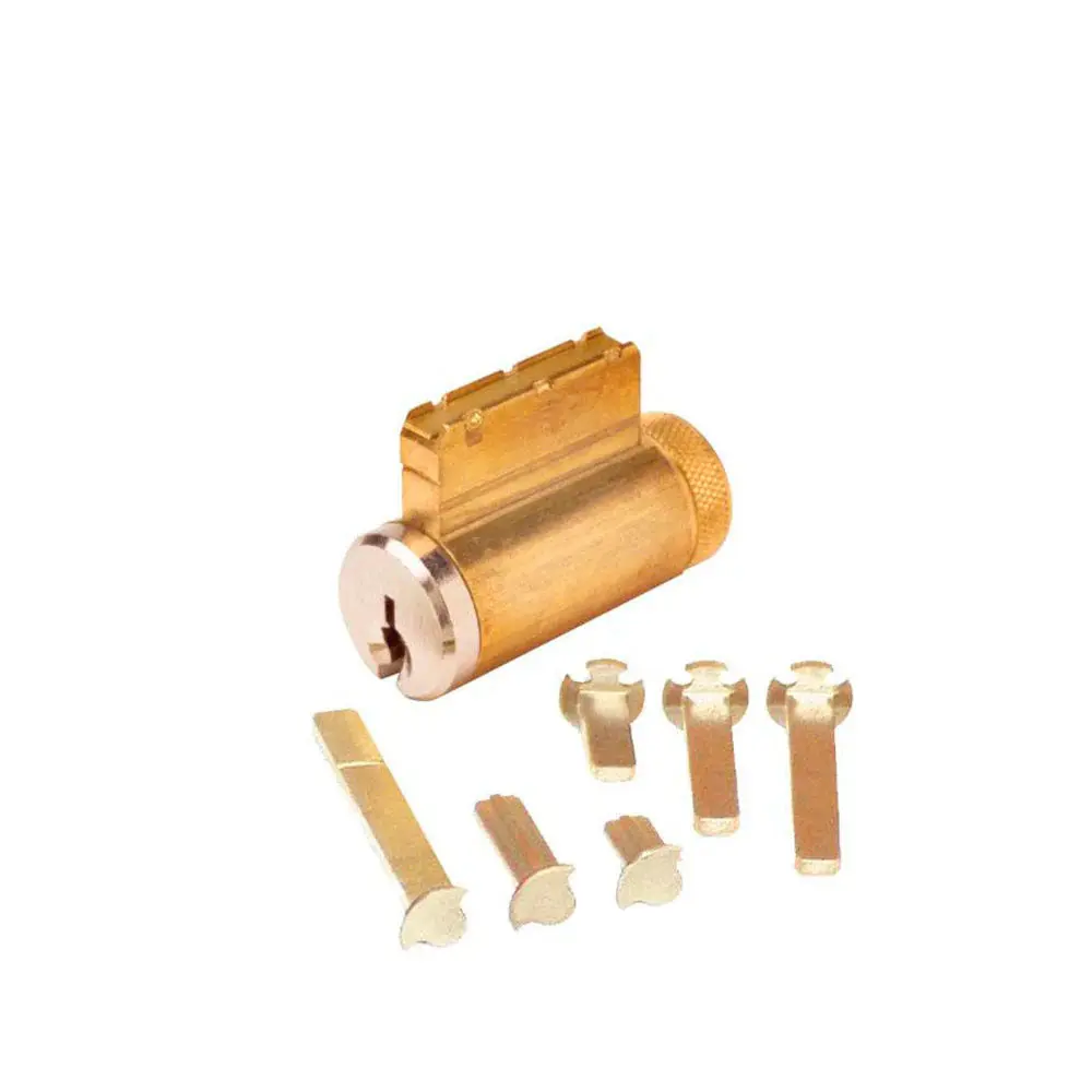 ILCO 15995 5-Pin Interchangeable Knob (KIK) Door Lock Cylinder, Schlage C, KD, 26D, Satin Chrome, Grade 1, Solid Brass, Key-Included, for Interior/Exterior Doors