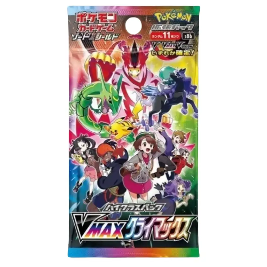 VMAX Climax Booster Packs Japanese Pokémon Trading Card Game