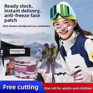 Ski antifreeze face sticker, face sticker, veneer, double board muscle sticker, sports bandage, fitness chest sticker, tape elasticity