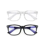 Blue Light Blocking Sports Eyewear - 1.61 Index Lenses, Anti-Eyestrain, Anti-Glare, UV Protection, Impact Resistant, Flexible PC Minimalist Lightweight Frame for Screen Time, Office Use, Allday Wear