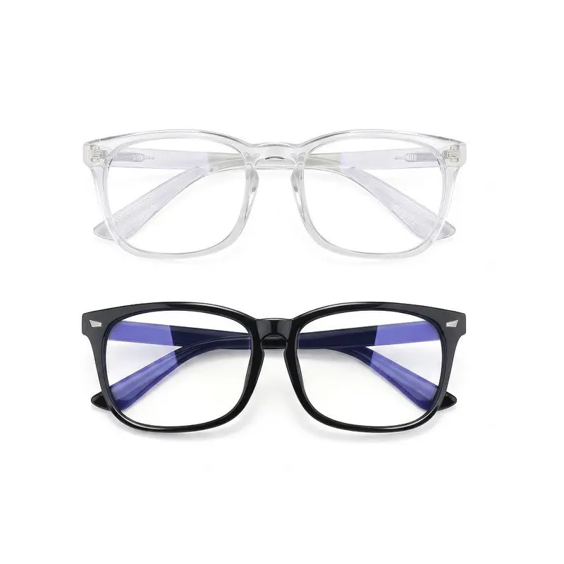Blue Light Blocking Sports Eyewear - 1.61 Index Lenses, Anti-Eyestrain, Anti-Glare, UV Protection, Impact Resistant, Flexible PC Minimalist Lightweight Frame for Screen Time, Office Use, Allday Wear