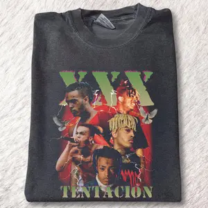 Vintage Xxxtentacion Graphic Tee - Rap Tee - Music Hiphop Rap Shirt - Rap Legend Memorial Shirt - XXXTentacion Merch - Hip-Hop Icon Style - Gift for Fans of XXXTentacion - Top Menswear Womenswear Streetwear Cotton Comfort