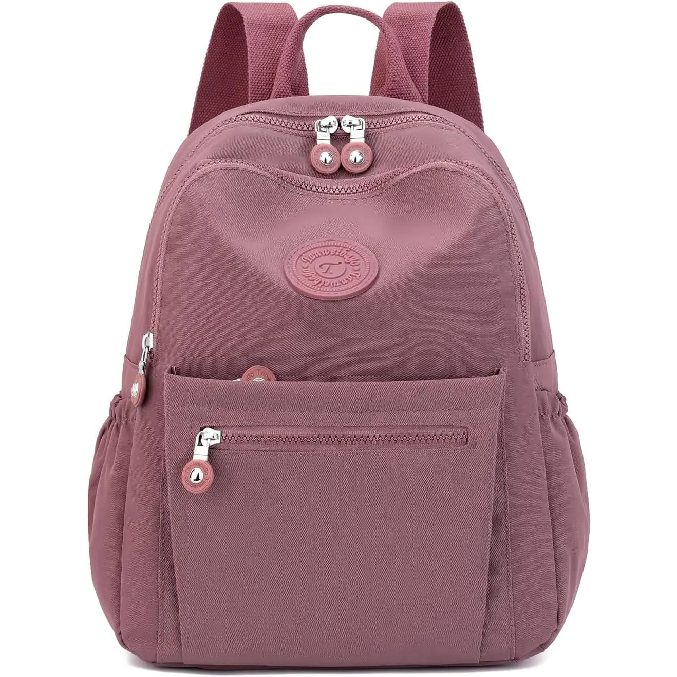 Mini Nylon Women Backpack Purse Lightweight Waterproof Travel Multi-Pockets | Small But Roomy, Fits 20oz Bottle&Diapers, Perfect for Work, Mom Bag, Airport Travel Carry-on Casual Bag Organized & Durable