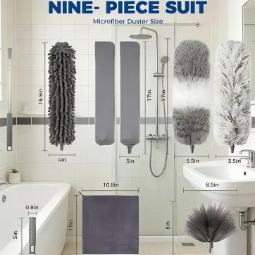 9 PCS Duster Kits