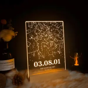 Custom Star Map By Date, Anniversary gift, Night Sky By Date, Boyfriend Gift, Gift for Couple Custom Gifts for Him Boyfriend, Anniversary Gift, Gift for him
