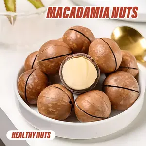 Macadamia Nuts, Roasted & Salted, Creamy Crunchy Nut Snack, Trail Mix Add-Ins, Gluten-Free, Creamy Crunchy, Resealable Bag, Office Snacks