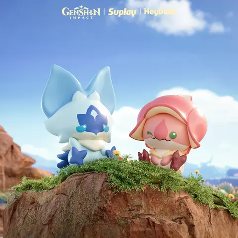 Suplay HeyDolls Genshin Impact Natlan Baby Saurian Series Mini Blind Bag