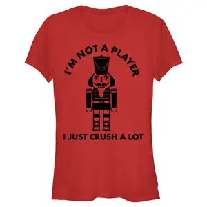 Juniors Womens Lost Gods Nutcracker I Just Crush a Lot T-Shirt