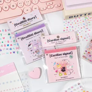 3200 Pcs Mini Deco Sticker Book Set – 2 Styles PET Nail Art & Decorative Stickers, Cute Tiny Designs for Journals, Planners & Everyday Decor