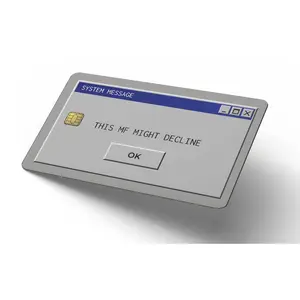 Windows Error Credit Card Skin Debit Card Covering Stickers Waterproof Vinyl Stickers Easy Application Water Resistant UV Resistant Made in the USA