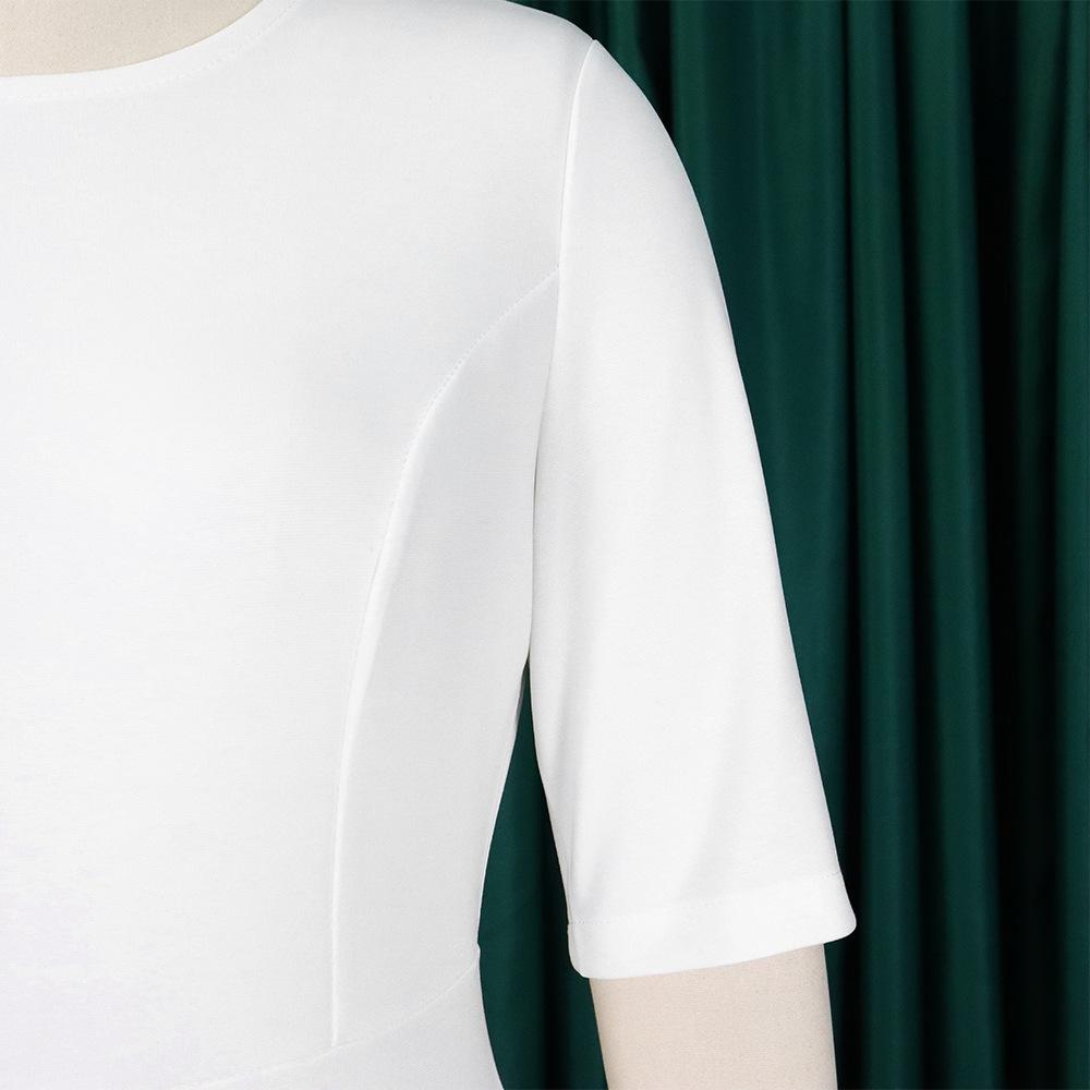 Solid color hip hugging fringe dress