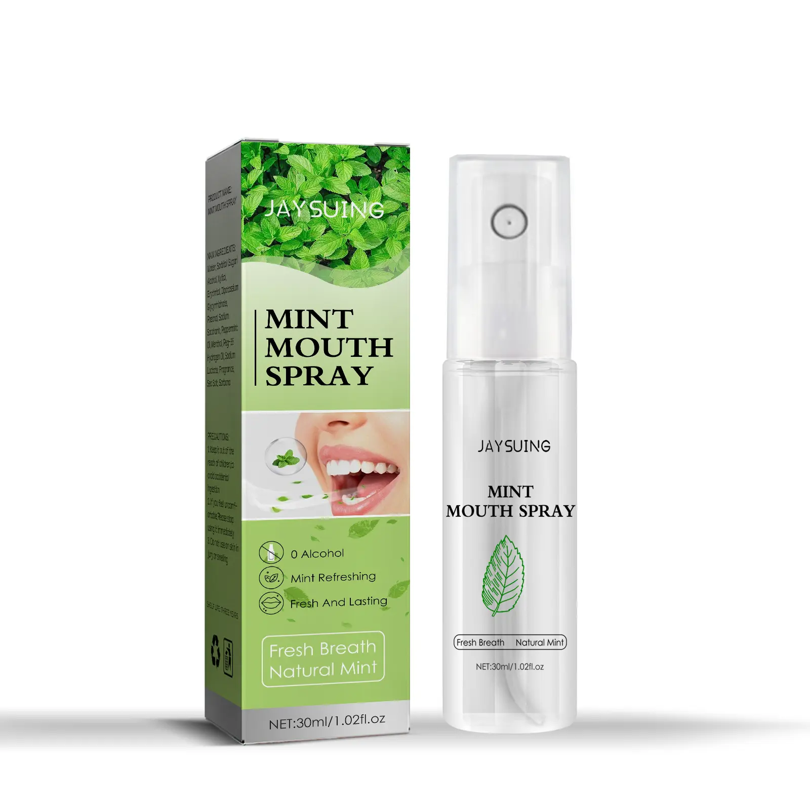 Jaysuing Breath Fresher, Retain Fragrance Remove Odor Portable Minty Breath Freshening Spray Oral Scent Aroma south moon toothache spray breath  spray  for  bad  breath