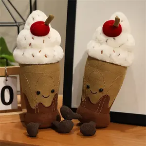 Soft Plush Milk Tea Cup Toy Doll, Snow Top Matcha Pearl Milk Tea, Fun Home Decor Gift for Kids Boys Girls Family Friends