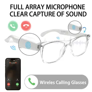 Ai Smart Glasses with Chat Gpt, Bluetooth-compatible Translation, 164 Languages, Color Changing Lenses, Music Playback, Hands-Free Calls, UV & Blue Light Protection