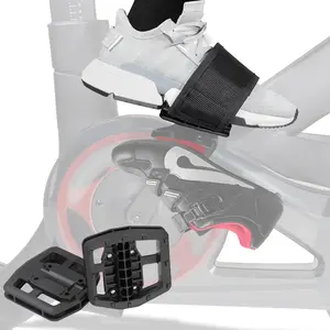 CyclingDeal Strap-in Platform Pedals - Compatible with Peloton Pedals for Peloton Bike & Bike + Anti-Skid Grips Peloton Pedal Converter Peloton Accessories - Ride with Sneakers