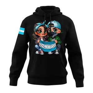 Honduras Couples design Black Hoodie