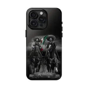 Pancho Villa Emiliano Zapata Mexico Chicano Art David Gonzales DGA Phone Case Suitable for iPhone 17-11 Pro Max/Plus and  Samsung Galaxy S23-25