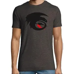 Night Fury Logo How To Train Your Dragon Toothless HTTYD Mens Fit T-Shirt