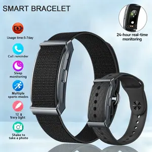 Smart Bracelet for Men & Women, Fitness Tracker with Free APP, 24/7 Heart Rate Monitoring, Sleep Stress Tracking, Waterproof Pedometer, IP68 Waterproof