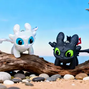 ow to Train Your Dragon Night Fury Doll Keychain - Glow in the Dark Mini Dragon Pendant, Moving Wings, Fashion Doll Accessory, Trendy Bag Charm Car Ornament, Valentine's/Birthday Gift