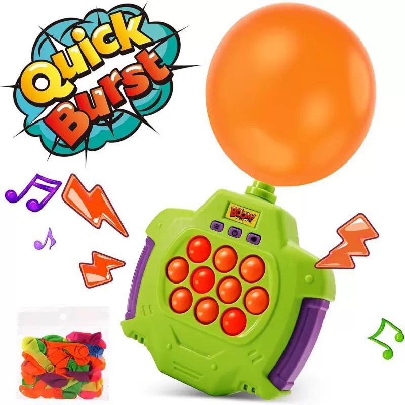 New balloon pop speed push game, Rechargeable Whack a mole stress relief toy, Educational toy for kids