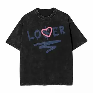 valentine shirts TXTLoser Love T-Shirt Music Player Clothing Summer Street Style Short Sleeve T-Shirt 4 Seasons Wearable Round Neck Hip Hop Casual T-Shirt 4BY