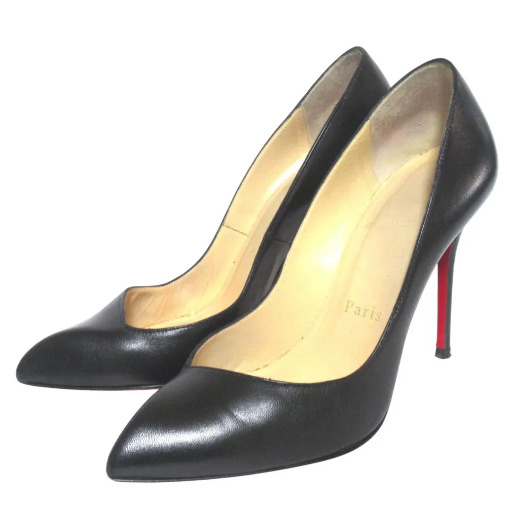 Pre-owned christian louboutin Other Small Leather Goods Leather High Heel Pumps