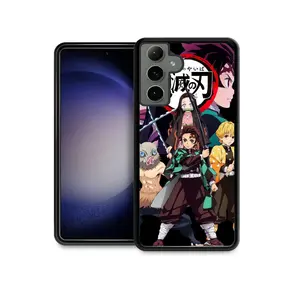 Anime Cute Demon Slayer Kimetsu no Yaiba Nezuko Zenitsu Inosuke Phone Case for Samsung Galaxy A15, A13 A14 A16 A21 A22 A23 A25 A26 A31 A32 A33 A34 A35 A36 A42 A51 A52 A53 A54 A55 A56 A73 5G Shockproof Cover