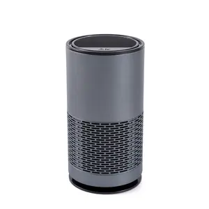 Small Mini Car Air Purifier - Negative Ions Odor Eliminator, Aroma Diffuser, Plug-and-Play for In-Car and Home Use
