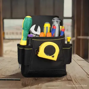 Tool Belt Set for Men, Includes Small Tool Pouch, Electrician & Carpenter Tool Pouch with Belt Clip, Garden Tool Pouch