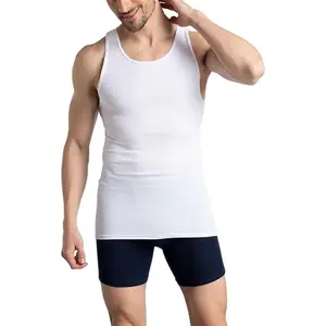 6 Pack Men's Sleeveless Tag Free Moisture Wicking Tank A-Shirt