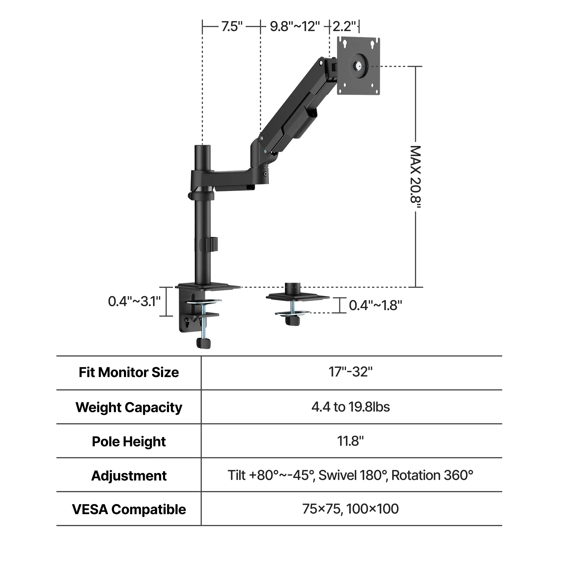 Single Pole Mount