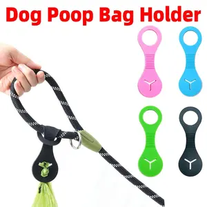 Silicone Pet Poop Bag Holder, 4 Counts/set Pet Waste Bag Holder, Dog Poop Bag Holder, Pet Litter Supplies, Dog & Cat Accessories