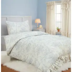 Ruffle Comforter Set Floral Ruffle Comforter Set Floral