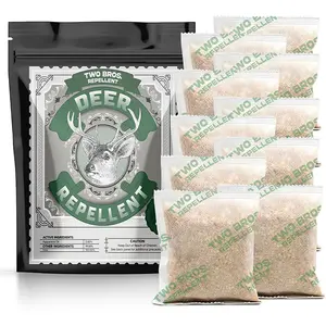 Deer Repellent, Rabbit Deterrent for Outdoor,Deer Away, Deterrent for Yard & Garden Mint Scent Pouches for Gardens & Plants – Natural Ingredients- 10P