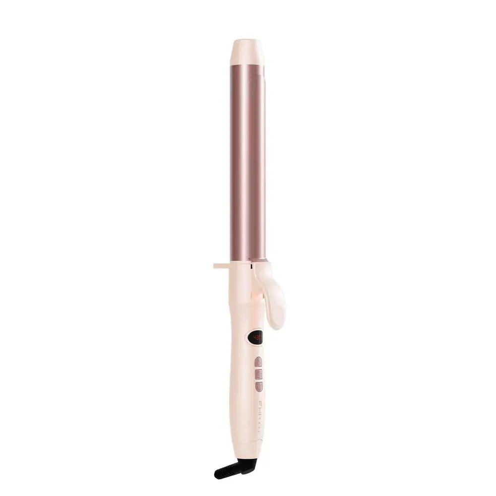 FHI HEAT MegaCurl 1.25-in Hair Curler, Extra Long 8-in Ceramic Tourmaline Barrel for Voluminous Curls and Frizz-Free Shine