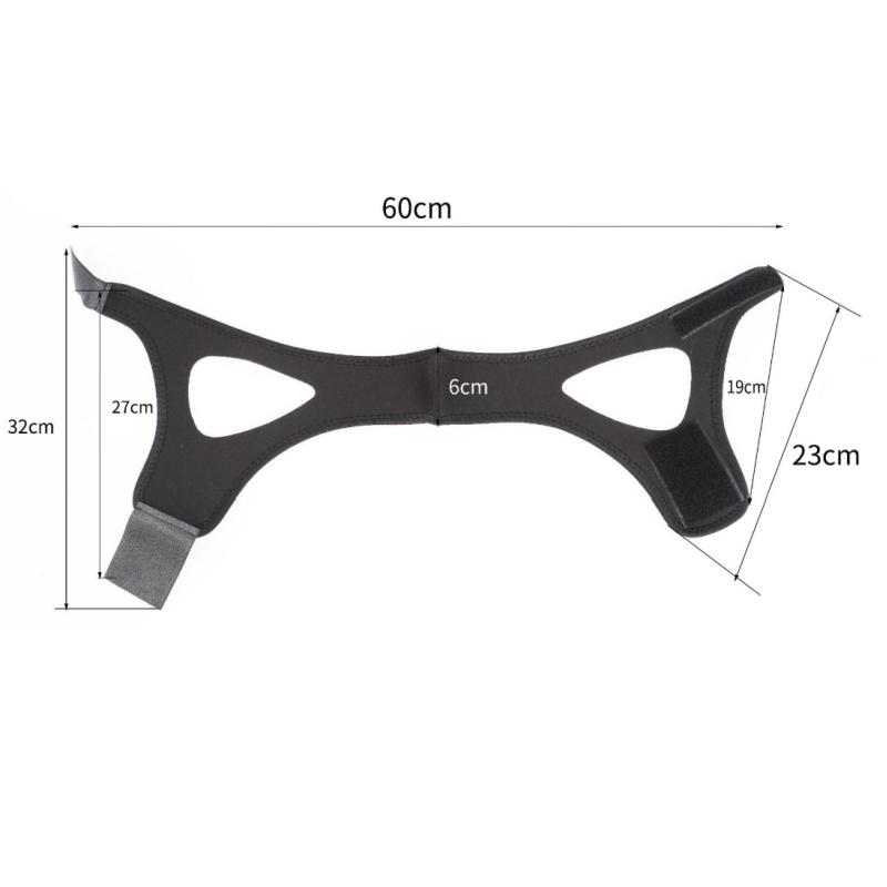 [Upgraded] Anti Snore Chin Strap, Snoring Solution Effective Anti Snore Device, Adjustable and Breathable Stop Snoring Head Band Effective Snore Solution for Excessive Snoring for Men Women, Black Blue