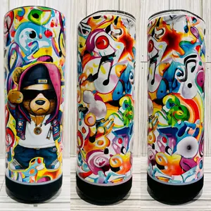 20 oz Sublimated,  Bluetooth  Tumbler