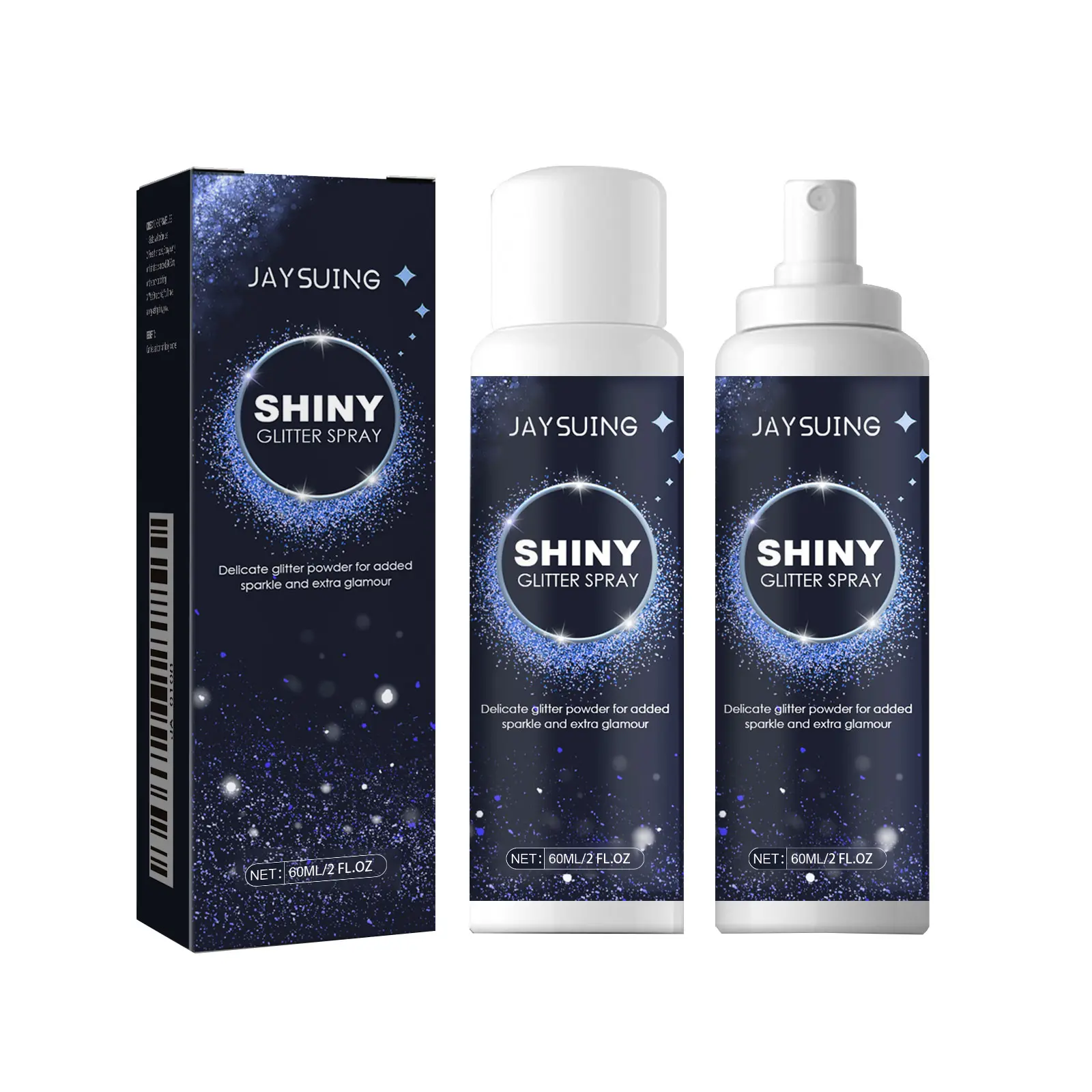 Jaysuing Brightening Glitter Spray Clavicle Hair Halloween Party Nightclub Clothes Film Forming Highlight Powder Spraying  skin concealer