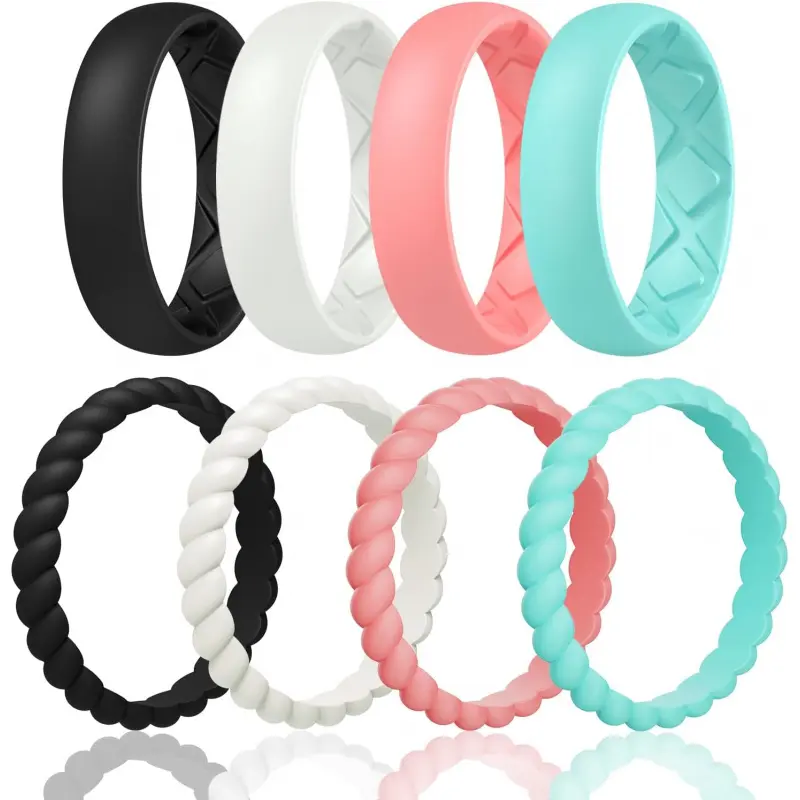 SETE6-Black, Ivory, Faint Red, Mint Green