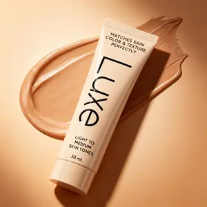 Luxe Tone Adaptive Color Shift Foundation - Custom Matching Flawless Coverage, Weightless All-Day Comfort Daily Base Makeup