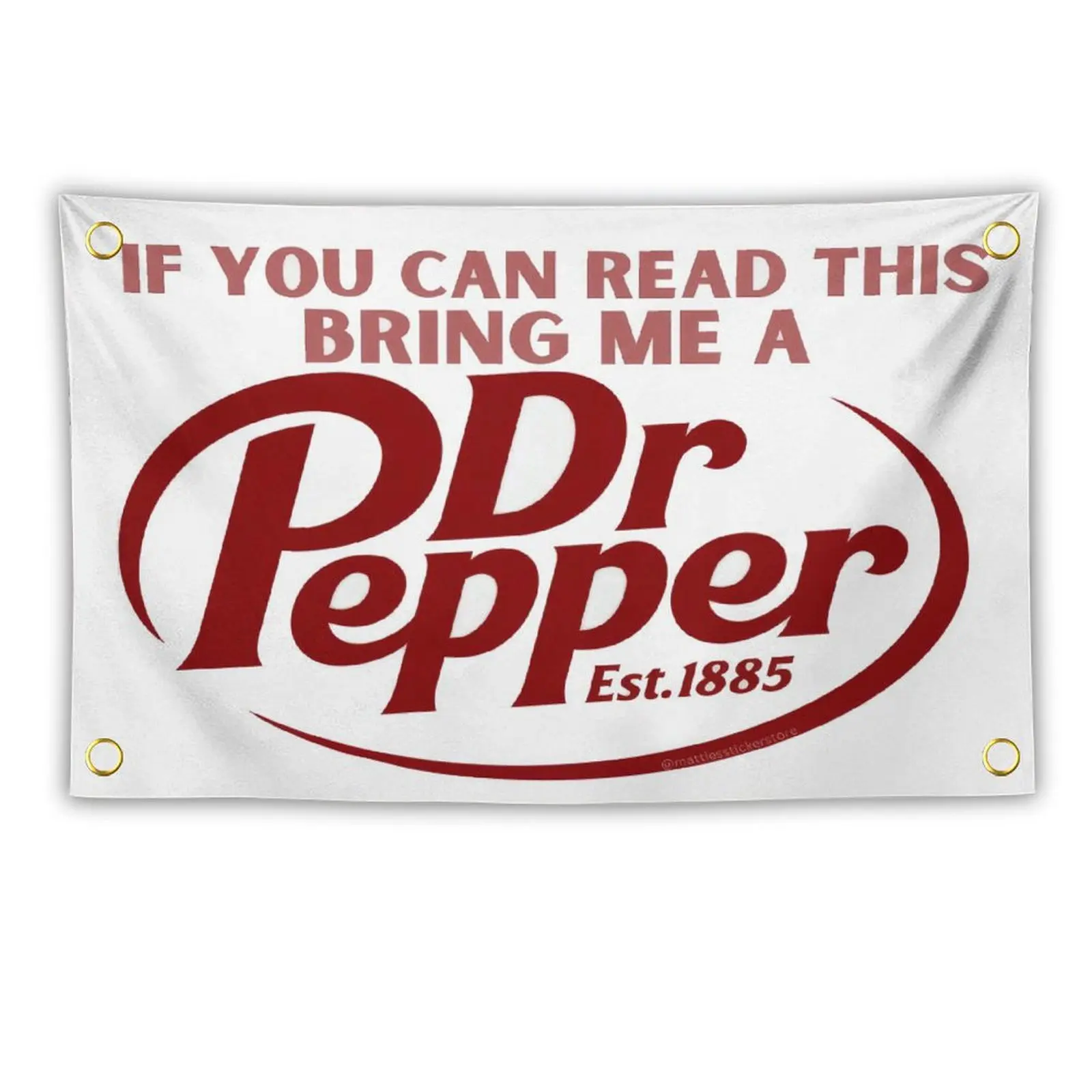 IF YOU CAN READ THISBRING ME A Dr Pepper Tapestry 3x5 Feet Flag Banner for Bedroom Wall Hanging College Decor Indoor Outdoor Poster Decoration Print Gift Lightweight