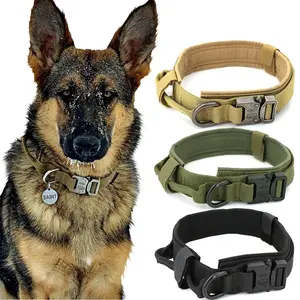 Heavy-Duty Dog Collar with Handle – Durable, Adjustable, Escape-Proof