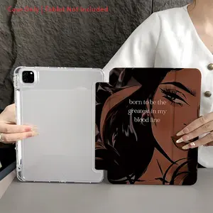 TPU Tablet Case with Built-in Pencil Slot, Adjustable Stand, Auto Sleep/Wake Support, Lightweight Durability – Accessories for iPad 10th/11th Gen, A16, 11/13-in Air, 11-in Pro, 2025 iPad, Galaxy Tab S9 FE+ 12.4-in Series