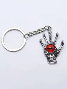 1 piece Vintage Red Devil Eye Keychain Creative Claw Eye Keychain Jewelry Party Accessory Gift