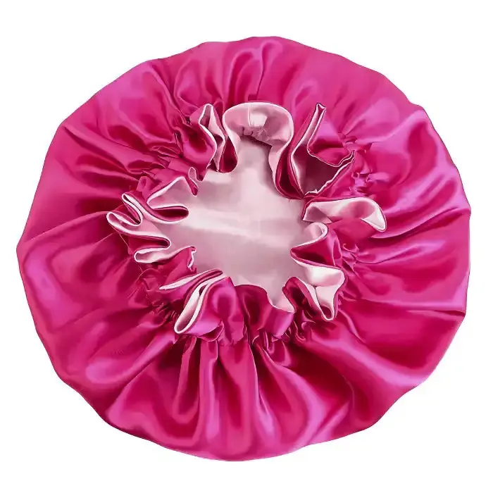 Reversible Satin Bonnet | Soft, Luxurious & Protective Sleep Cap Silk Adjustable Bathroom Accessory