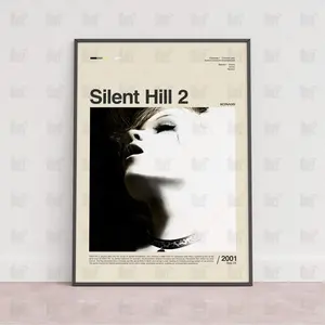Silent Hill 2 Poster, Gaming Room Poster, Gaming Wall Poster, Gaming Print Poster,Game Gift,Video Games Poster,Gaming