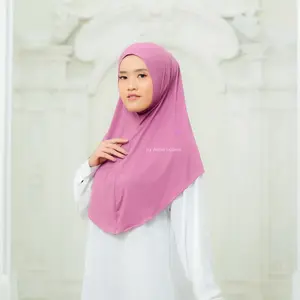 Adha Labels Instant Hijab Daily Khimar Non Pad Malay Jersey Premium "Nindy"